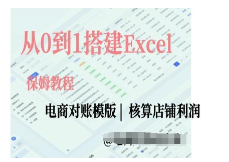电商对账实操指南：从零开始构建Excel电商对账模板插图