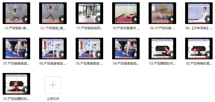 产后瑜伽塑形课程合集（共13集）插图