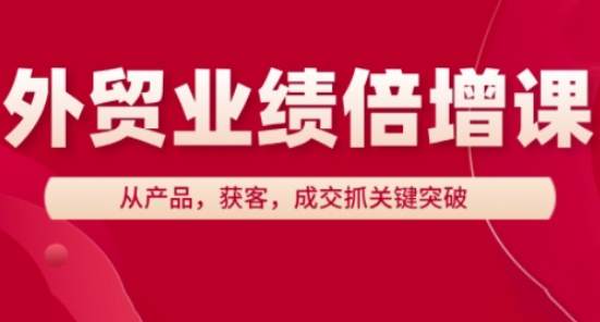 外贸业绩倍增策略：产品、获客与成交的关键突破插图