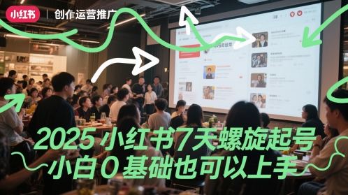 小红书七天螺旋起号攻略：零基础上手插图